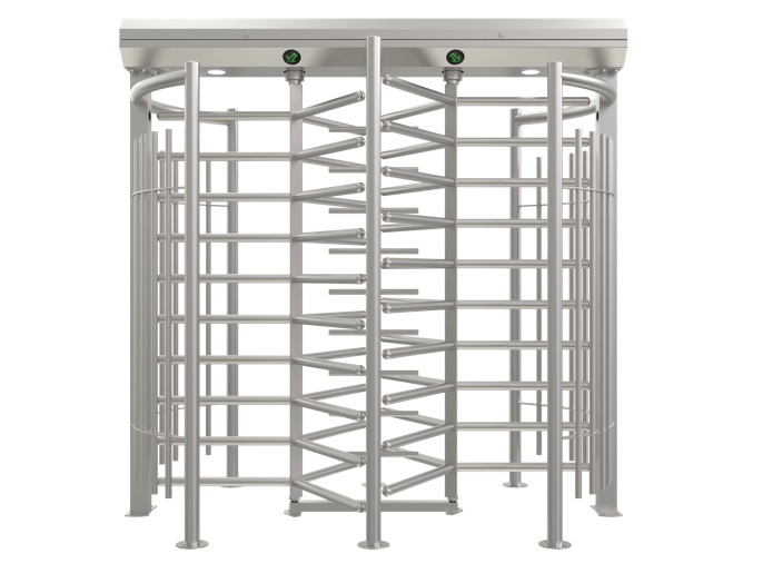 Турникет 001PSGC-DFHTX полноростовый двухпроходный автоматический. Ротор и планки из нержавеющей стали CAME