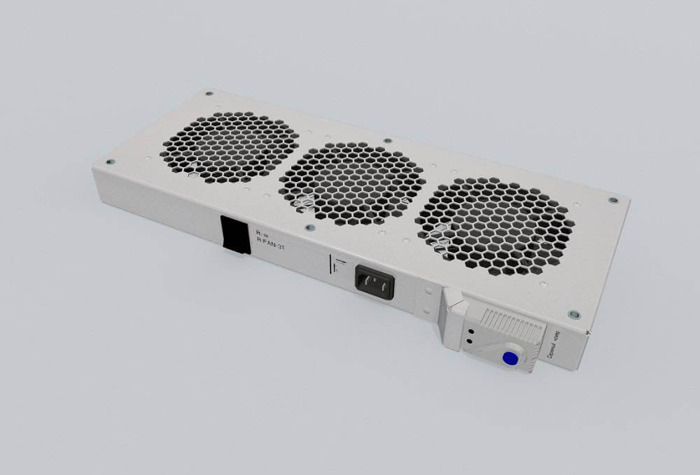 Модуль вентиляторный R-FAN-3T 3 вентилятора с терморегулятором REM