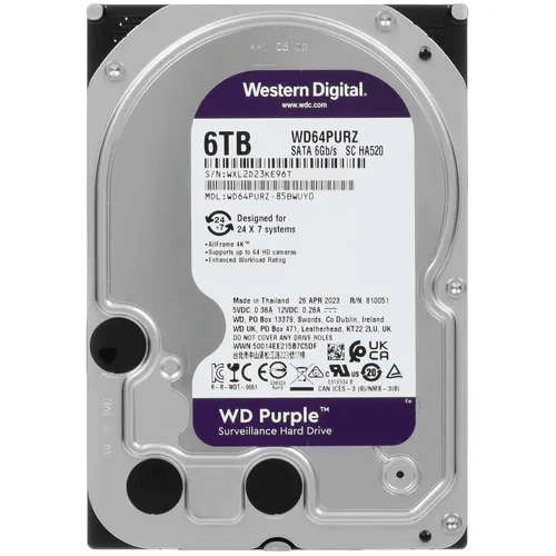 Жесткий диск 6 ТБ WD64PURZ Western Digital (WD)