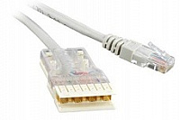 Патч-корд PC-110-RJ45-4P-C5e-2M-LSZH-GY 110 тип - RJ-45, 4 пары,  2 м, серый Hyperline